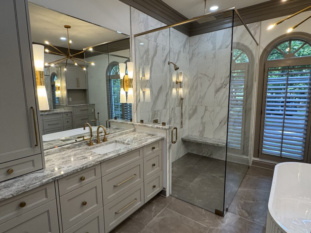 frameless shower glass shower